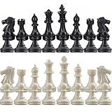 32 Schachfiguren Ohne Brett, Schachfiguren Set, International Standard...