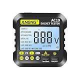 KIXZSAZ ANENG LED Bildschirm Digitaler Steckdosentester Voltmeter Home...