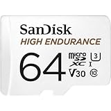 SanDisk High Endurance microSDXC Speicherkarte 64 GB + Adapter (Für...