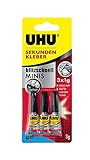 UHU ‎50820 Sekundenkleber blitzschnell MINIS Gel – Super schneller und...