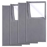 4 Stück Silberputztuch für Schmuck, Reinigungstuch Wiederverwendbare...