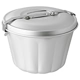 Dr. Oetker 2531 Wasserbadform Aluminium Ø 21 cm – Vielseitige Gugelhupf-...