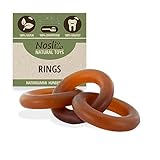 Nosli Natural Toys Rings für Hunde • Premium Beißring aus 100%...