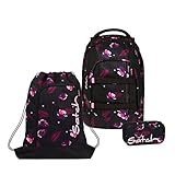 satch Pack Schulrucksack Set 3tlg. mit Schlamperbox und Sportbeutel (Mystic...