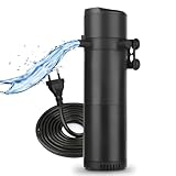 ITIY Aquarium Innenfilter für 50-200L Aquarien, Einstellbarer 12W 800L/H...