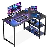 Coleshome Gaming Tisch, 100x70cm Eckschreibtisch mit umkehrbarem...