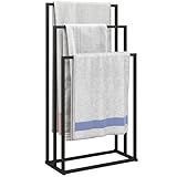 HOMCOM Handtuchhalter Stehend Handtuchständer mit 3 Stangen,...
