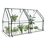 Gewächshaus 90cm Kleines Pflanzenhaus | Aluminium Rahmen Transparente PC...