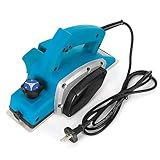Qussse Elektro Hobelmaschine, 800W, 16000RPM, Spantiefe 1-2mm, Elektrohobel...