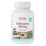 Echinacea 400 mg - 90 Kapseln - hochdosiert und vegan - Sonnenhut |...
