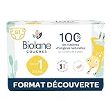 BIOLANE - Babywindeln Größe 1 – (2-5 kg) – für empfindliche Haut –...