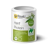 Raab Vitalfood Bio Hanfprotein-Pulver, vegan, gute Bioverfügbarkeit,...
