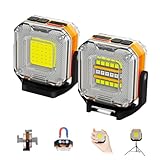 Eraylife LED Strahler Akku 2 Stück, 8 Modi 800LM LED Baustrahler Tragbar,...