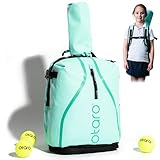 Otaro Premium Tennisrucksack Kinder (mintgrün) | Innovative Raumaufteilung...