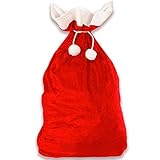 Jonami Weihnachtssack, XXL Nikolaussack Weihnachtsmann Sack Santa Sack...