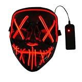 thematys steuerbare LED PURGE Halloween Maske | Horror | Gruselig |...