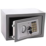 Panorama24 Tresor Safe mit Elektronik-Zahlenschloss 31x20x20cm LED-Anzeige...