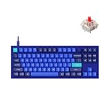 Keychron Q3 Kabelgebundene mechanische TastaturknaufVersion, TKL Tenkeyless...