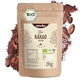 Kakao Pulver Bio 2kg | Kakao-Pulver mit feinstem Aroma | naturbelassen und...