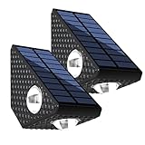 Generisch Solar LED Wandbeleuchtung Für Den Außenbereich - 2 Stück...