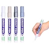 Nurila 4 Farben Fugenstift Set,2MM Fugenstift Fugenmörtel Restaurierung...