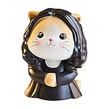 JSGHGDF Berühmte Künstler Katzenfiguren Harzornament Malerstatue Skulptur...