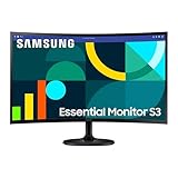 Samsung S36GD Essential Curved Monitor 27 Zoll, PC-Bildschirm mit VA-Panel,...