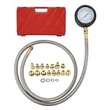 Juqrelith Öldruckprüfgerät, 0–150psi, 15 Adapter, Flexibler Schlauch -...