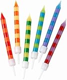 24 x Geburtstagskerzenfür Kuchen - Perfekte Kerzen für Geburtstag - Ideal...