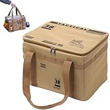 Camp Storage Bag, Camping Cookware Organizer Tote, 15.55x10.83x9.45 Inches,...