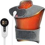 Comfytemp Infrarot gewichtetes Heizkissen für Nacken Schulter und oberer...