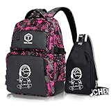 CALIYO Schulrucksack Jungen Mädchen Teenager Schultasche Rucksack Kinder...