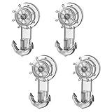Zouboto 4-Pack Saugnapf Haken Set Ohne Bohren,Saughaken Extra Stark für...