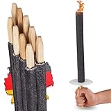 Panteer ® Fackeln für draußen - 10 Stück 45 Min. Brenndauer - Made in...