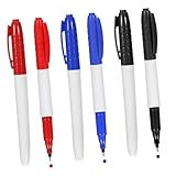 Hemobllo 6 Stück Teiliges Whiteboard Marker Abwischbare Wasserbasierte...