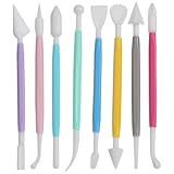 WOLMIK 8 Stück Kuchenmodellierwerkzeuge Set, Fondant Skulptur...
