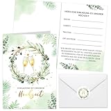 HOWAF 12 Einladungskarten Hochzeit, Hochzeitseinladungskarten mit...