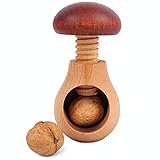 Creative Home Nussknacker Holz | Pilzförmig | 10 x 6 cm | Natürliches...