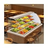 LVLDAWA Kühlvitrine Für Die Theke Gewerblicher Brotschutz Aus Gebogenem...