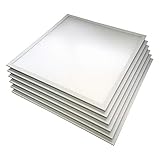 ENOVALITE 6x LED Panel, Deckenleuchte, 62x62cm, 3600lm, 4000K, 36W, inkl....