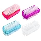4 Stück Nail Cleaner, Nagel Cleaner, Handbürste Nagelbürste,...