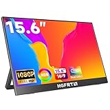 HGFRTEE Portable Monitor 15,6 Zoll,1920x1080 FHD,16:9,Blendfrei,IPS, 170°...