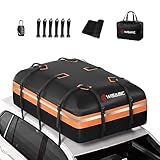 Wisamic Auto Dachbox 595L Faltbare Dachtasche Dachkoffer Aufbewahrungsbox,...