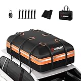 Wisamic Auto Dachbox 595L Faltbare Dachtasche Dachkoffer Aufbewahrungsbox,...