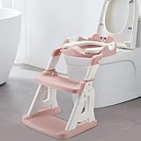 PandaEar Toilettentrainingsleiter, Toilettentrainingssitz mit Tritthocker,...