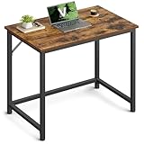 VASAGLE Tisch, Computertisch, Bürotisch, 80 x 50 x 76 cm, für...