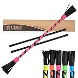 Diabolo Freizeitsport Flowerstick Basic (pink) - UV reaktiver Flower Stick...