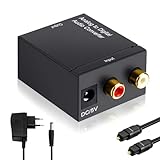 Ozvavzk Analog zu Digital Audio Konverter Analog Digital Wandler R/L RCA...