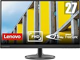 Lenovo D27-37 | 27' Full HD Monitor | 1920x1080 | 75Hz | 250 nits | 5ms...