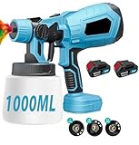 Akku Farbsprühsystem, Ersatz für Makita，HVLP Lackierpistole Elektrisch,...